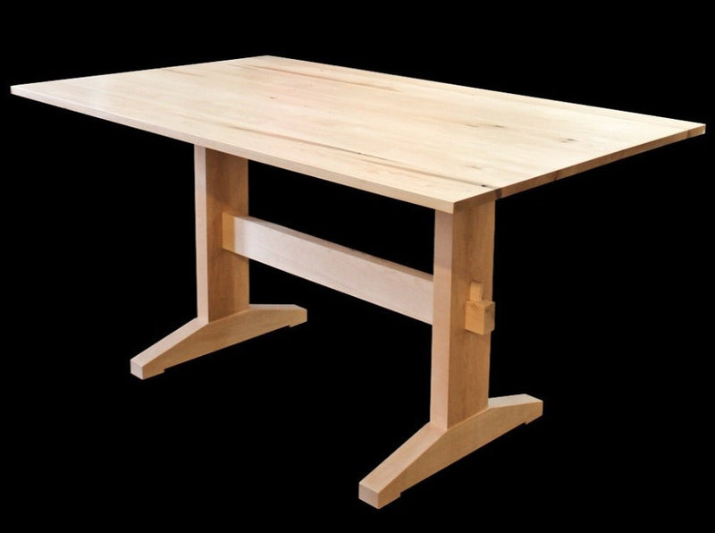 Naked Trestle Table