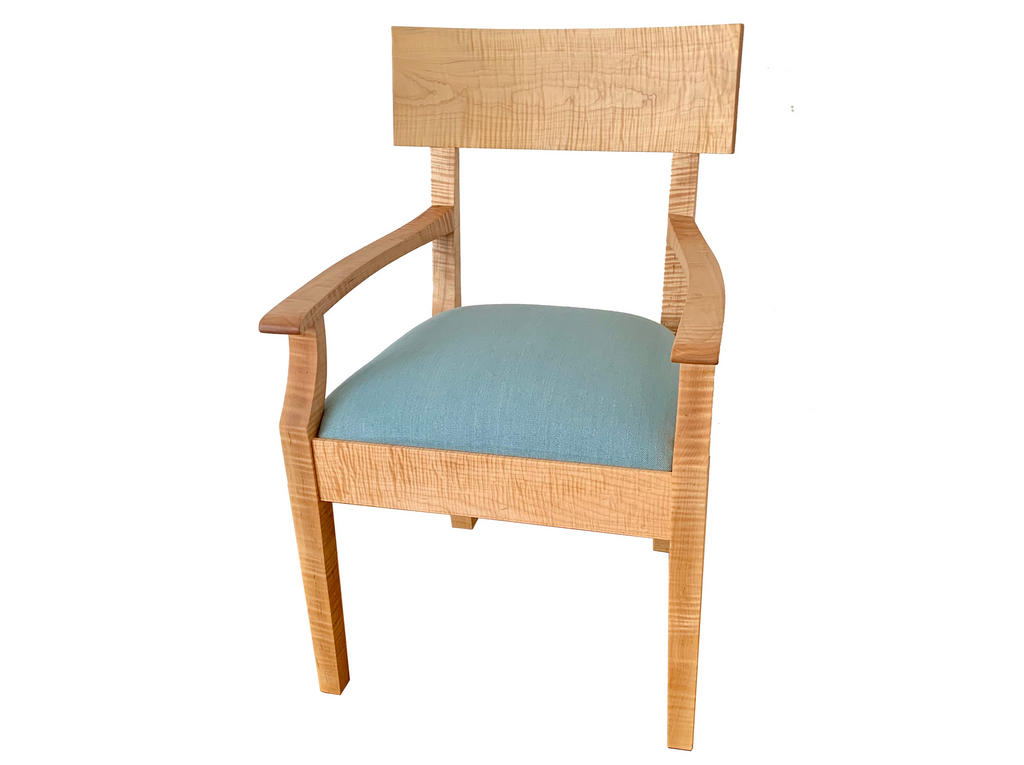 Ricardo Arm Chair in Tiger Maple