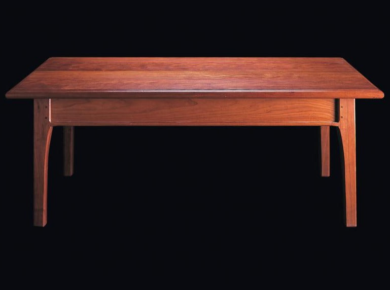 Solid wood rectangular coffee table